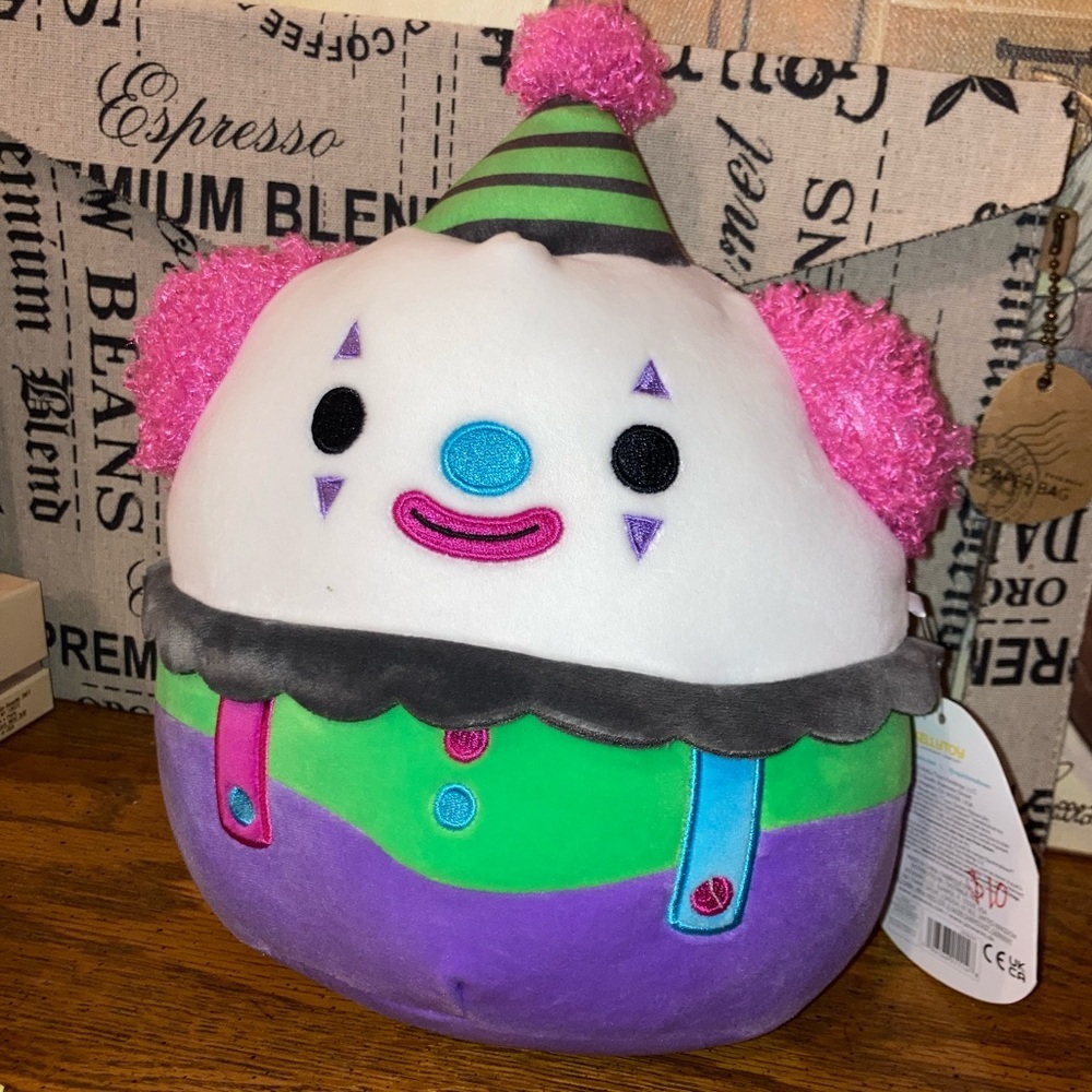 Squishmallows Umberto the Clown - NWT